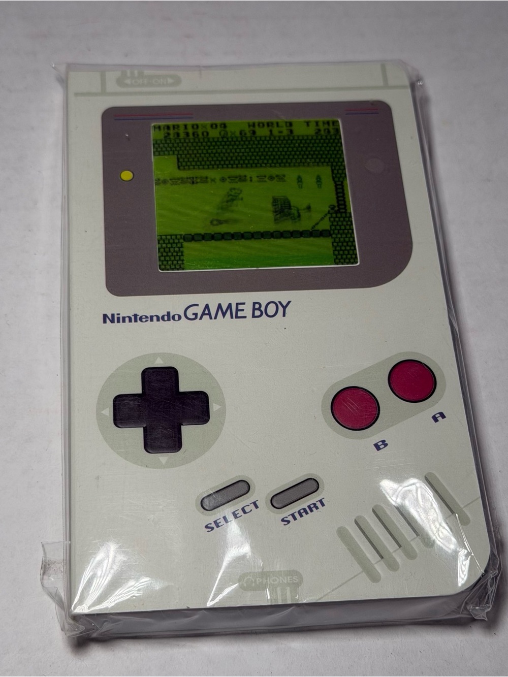 Nintendo Game Boy Super Mario Notebook 100 Lined Pages Notepad New